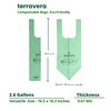 2.6 Gallon Compostable Food Scrap Bags - Handle Tie |