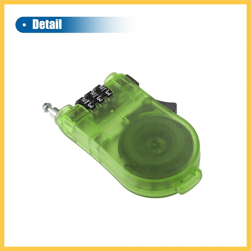 BULLSPANN Bicycle Lock Bicycle Key Wire Lock Keyless Number Lock