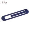 Kozelo 2pcs Metric Straight Ruler 13cm Bookmark Engineer Classroom Math