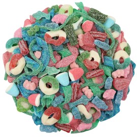 FirstChoiceCandy Sour Mix Gummies (Super Mix, 5 Pound)