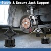 4 Pack 6'' Trailer Jack Blocks with Storage Bag, 20,000