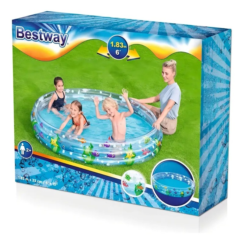 Alberca inflable redonda Bestway Deep Dive 51005 Anillo de 1.83m