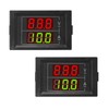2-Pack 2in1 Panel Multimeter 110V/220V, Digital Ammeter Voltmeter AC 80V-300V