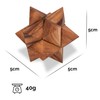Star Size S - Star - 3D Puzzle - Thinking