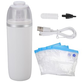 Vacuum Compressed Pump Handheld Mini Automatic Household Air Pump With Freshness Retaining Bags for Kitchen
