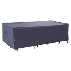 F&J Outdoors Heavy Duty Waterproof Anti-UV Extra Large Patio Furniture/Sectional Sofa Cover,140"x86"