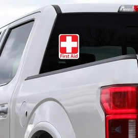 Emergency First Aid Kit Sticker Decal Notebook Car Laptop 4" x 5" (Color)