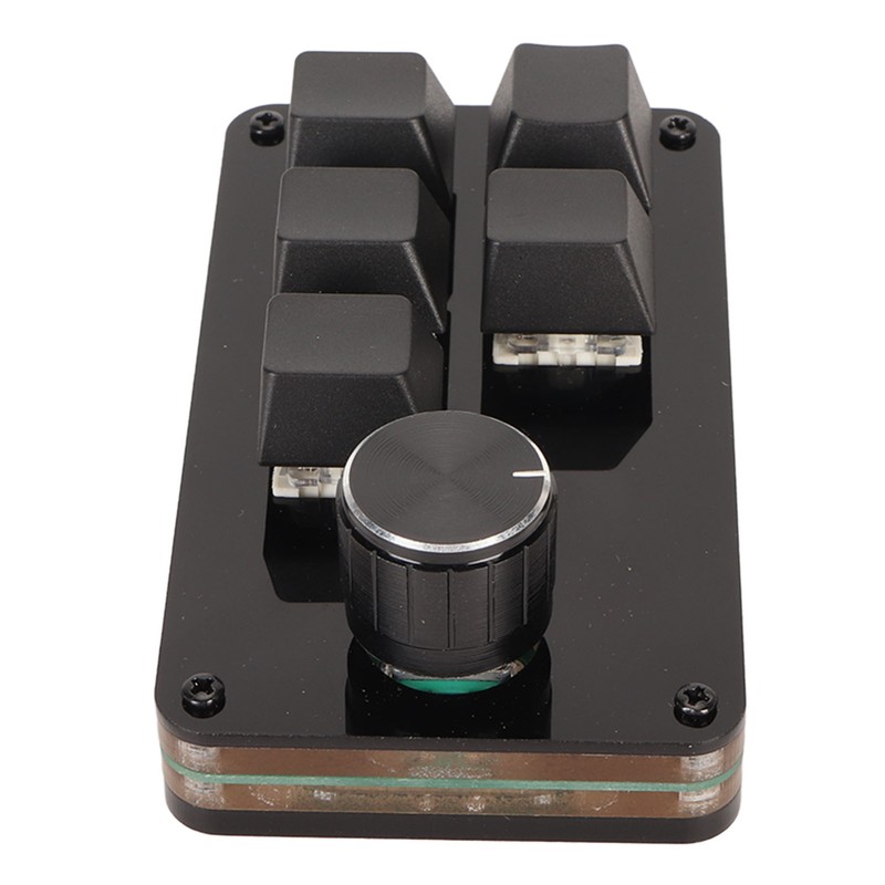 Programmable Keypad 5 Keys 1 Knob Blue Switch Mechanical Hot