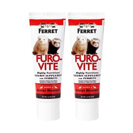 Marshall Pet Products Natural Furo-Vite Highly Nutritious Daily Vitamin Supplement Paste – Supports Health, Training, and Well-Being for Ferrets of All Ages, 3 oz (Pack of 2)
