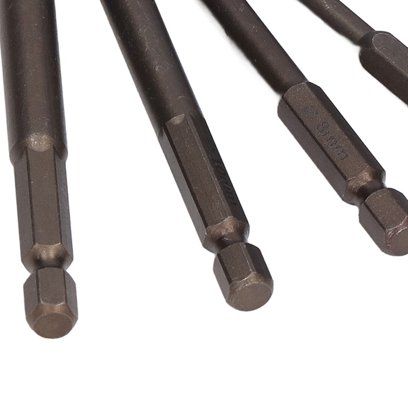 5Pcs Cross Hex Drill Bit Carbide Glass Drills Bits Concrete
