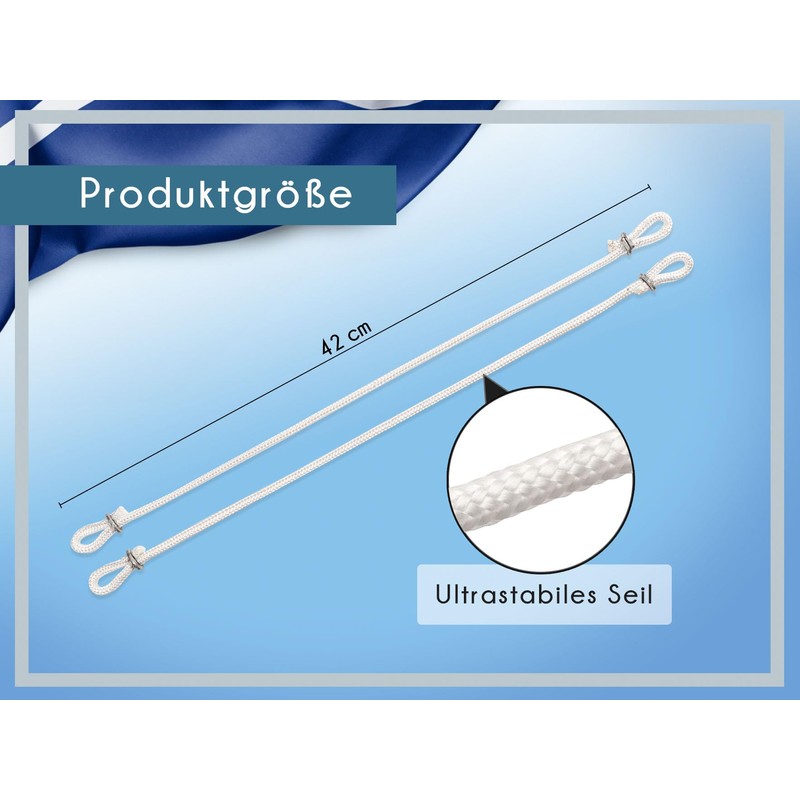 PHENO FLAGS Premium Flag Loops, Set of 2, 41 cm,
