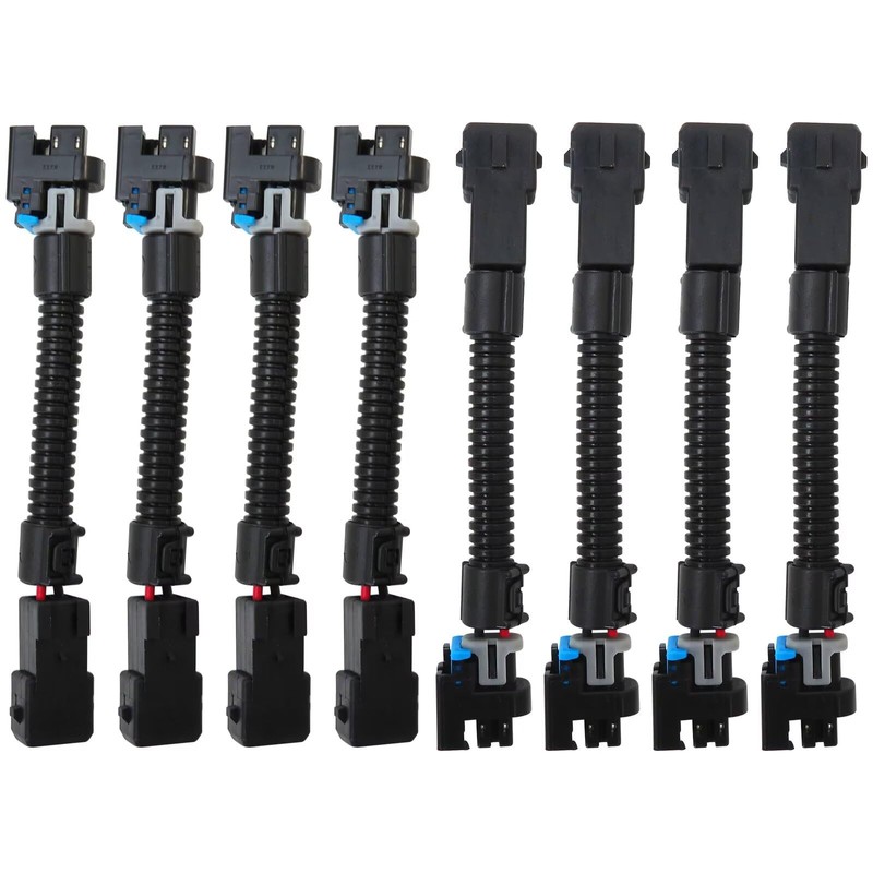 Vicue 8Pcs LS1 LS6 LT1 EV1 Injector Harness, Pigtails for