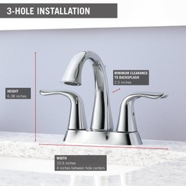 DELTA FAUCET 2538-TP-DST, Chrome