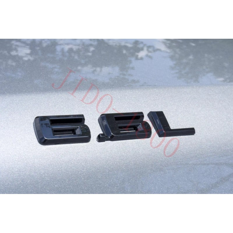 OEM NEW Hood Body Style 6.6L Emblem Badge Gloss Black