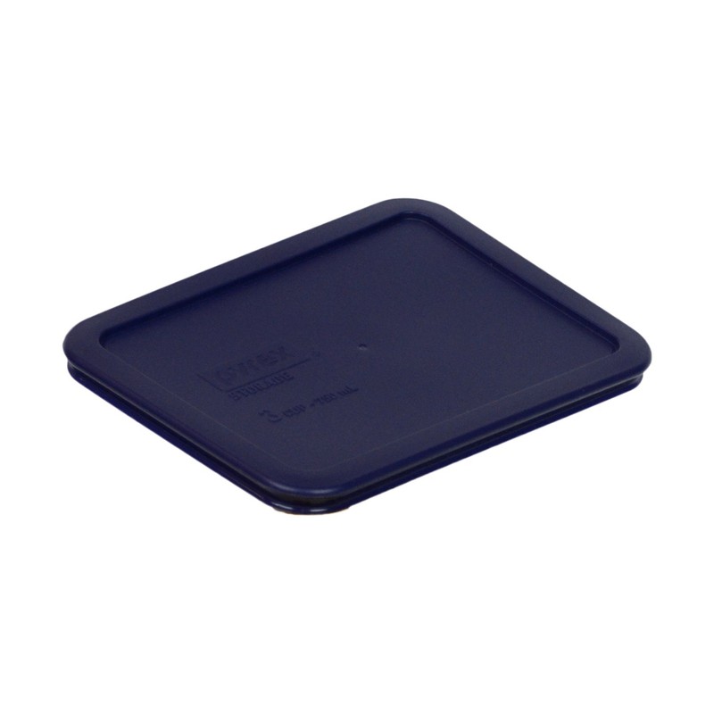 Pyrex 7211-PC 6-Cup (1) Blue, (1) Navy Blue, (1) Poppy