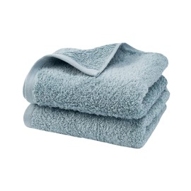 HEAVYWOOD Luxury Hand Towels for Bathroom 2pc 100% Long-Staple Cotton Reversible, Soft & Absorbent Decorative Hand Towel for Bathroom Clearance (Blue, 2Packs)