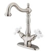 Kingston Brass KS1498PX Heritage 4" Plate Vessel Sink Faucet Without