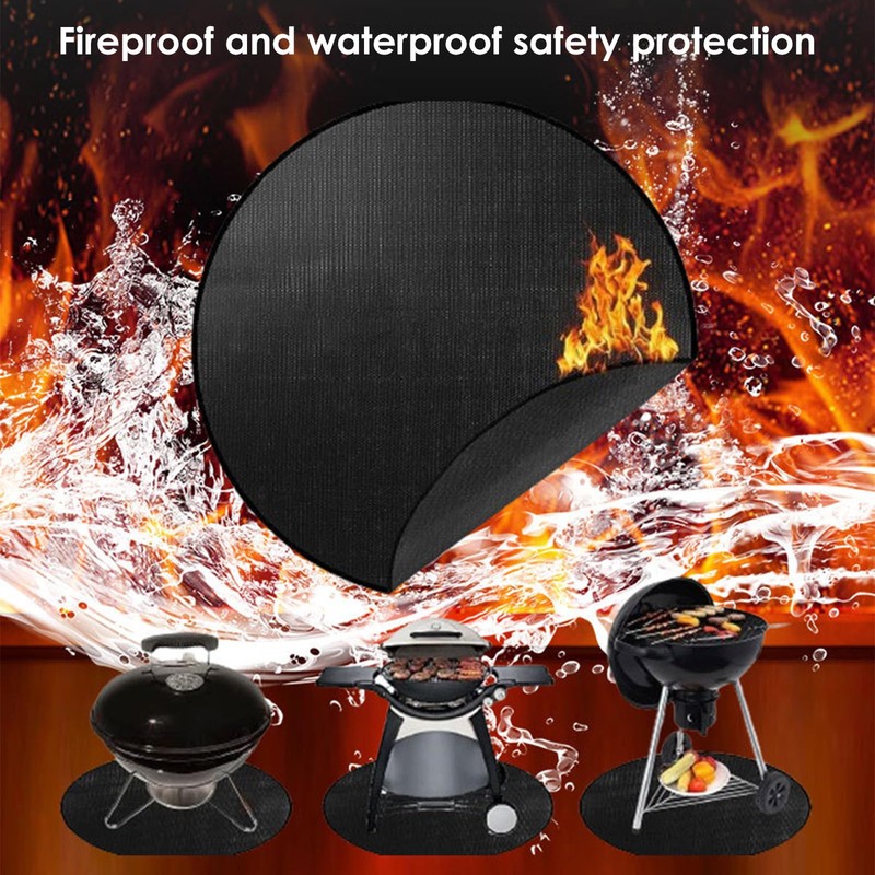 Fire Pit Mat for Decking Heat Resistant Mat 36 Inch