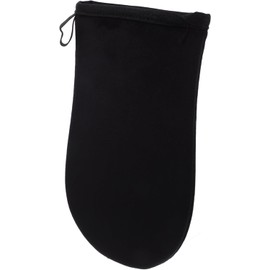 Guante para Aplicación de Loción Corporal de Franela Aplicador de Autobronceador Corporal Negro y Reducción de Desperdicio, Adecuado Bronceado Uniforme
