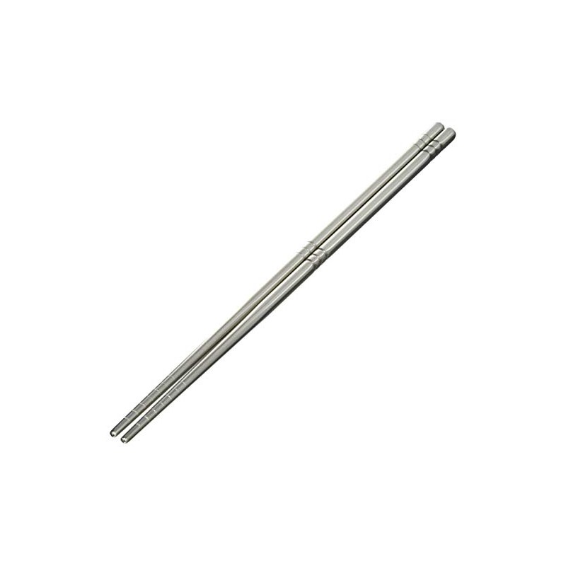 Echo Metal Stainless Steel Chopsticks, 9.1 inches (23 cm), Set