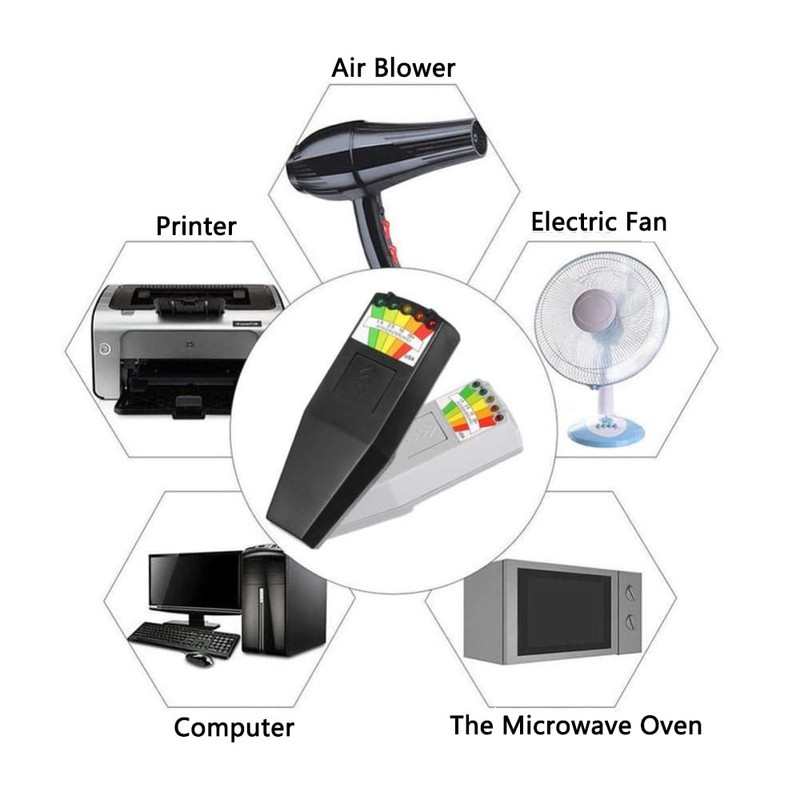 LED EMF Meter, Handheld Magnetic Field Detector Ghost Hunting Detector