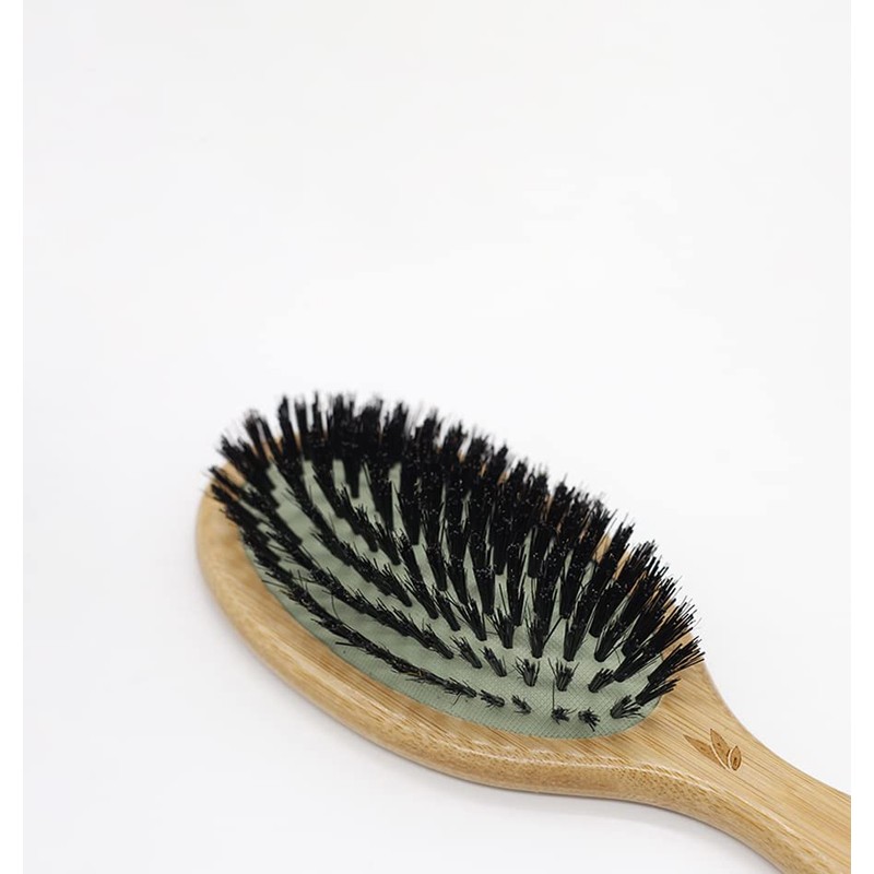 Cepillo Neumático, Madera De Roble, Cerdas Mixtas