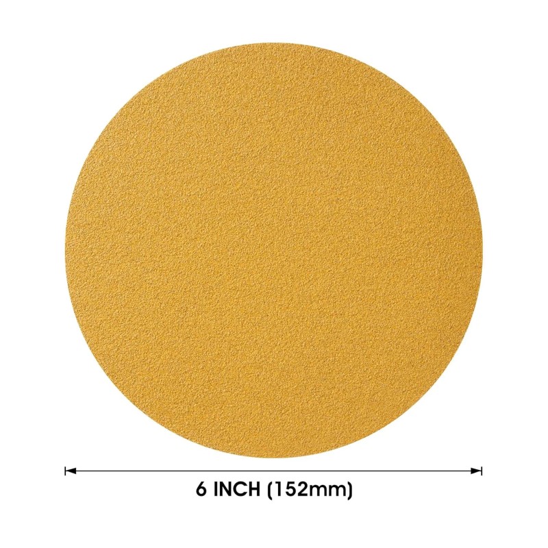USA Local Stock 100PCS 6 Inch 6" 60-800 Grit Aluminum