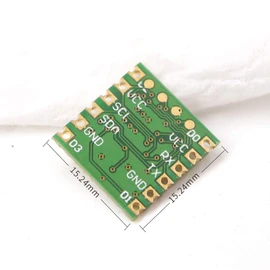 WitMotion HWT101 High Precision Z-Axis AHRS Inclinometer, Z-axis High Stable Incline Angle Speed Module, Yaw Axis Angle Only, 0.05 Degree Accuracy, Crystal Gyroscope