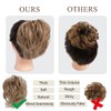 SARLA Messy Hair Bun Hair Pieces Curly Synthetic Updo Fake