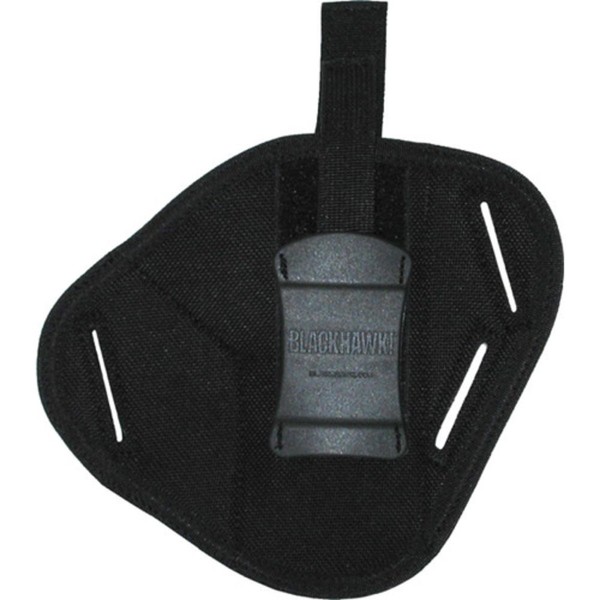 BLACKHAWK 3-Slot Ambidextrous Black Pancake Holster, Size 04, (Glock 26,