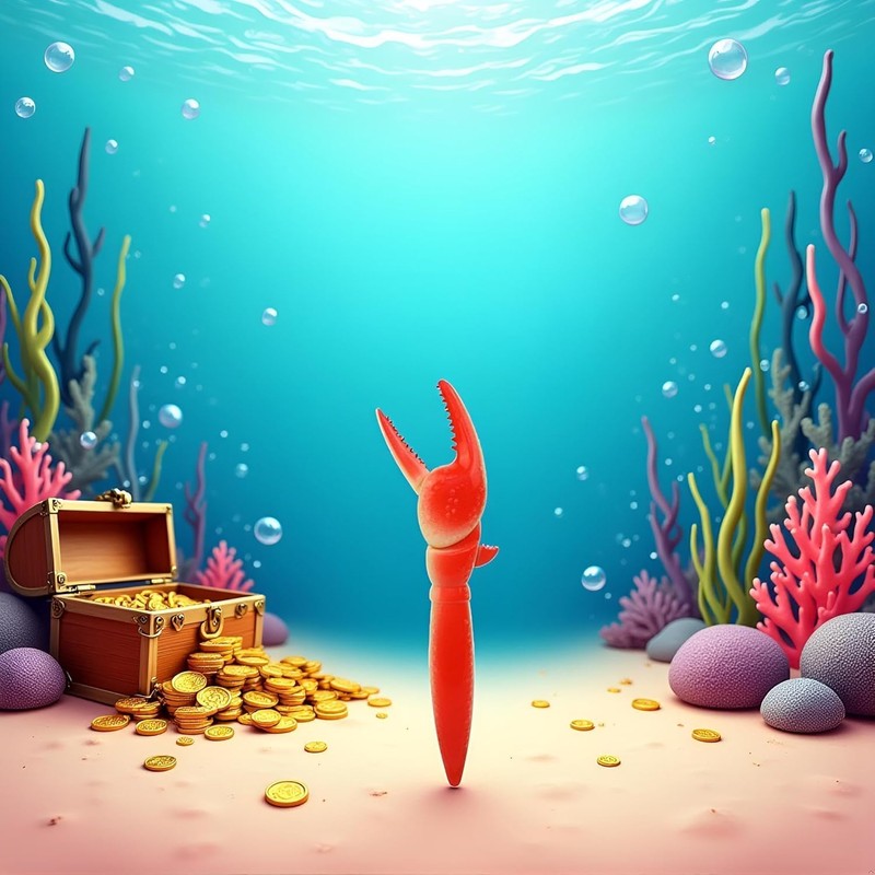 Crab Lobster Claw Gel Pens, Ocean Themed Writing Pens, Novelty