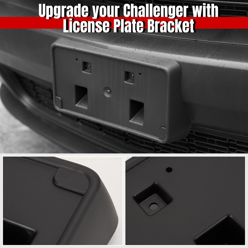 HAKA TOUGH Front License Plate Frame Holder for 2010-2024 for