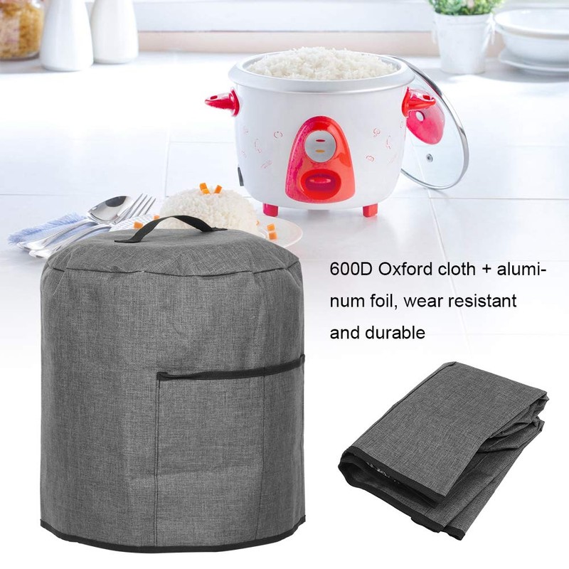 Glomora Heat Resistant Waterproof Dust Cover, Round Pressure Cooker, Protective