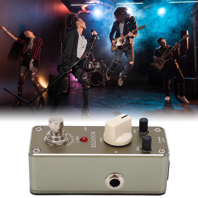 Distortion Effect Booster Monoblock Effect Pedal for Electric Guitar Audio
