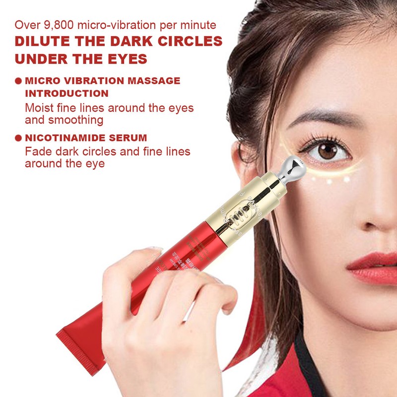 20g Electric Massage Eye Cream Dark Circles Eye Bag Removal