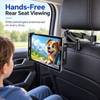 Car Headrest Tablet Holder Mount – Adjustable Back Seat Phone