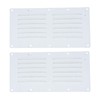 Generic Stainless Steel Air Vent Panel, 2Pcs Boat Rectangular Ventilation