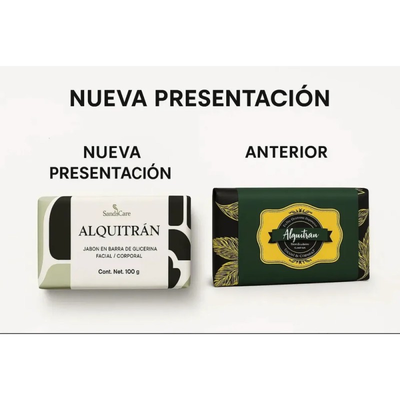 Jabón Natural Alquitrán Hulla 6 Pz De 100g C/u (psoriasis)