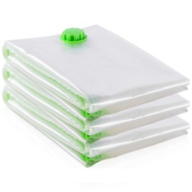 Opaza Vacuum Storage Bags 80 x 60 cm, Airtight Compression Bags for Clothes, Duvets, Bedding (Pack of 2)
