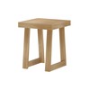 Plank+Beam Classic Square Side Table, Slim Side Table for Living