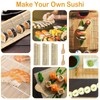 GTNCE 6 Pcs Bamboo Sushi Rolling Mat Set with 2