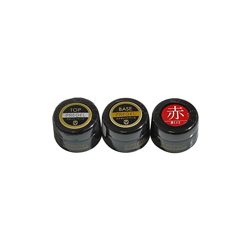 Pre Gel JNA Test Measure Red Set UV/LED Compatible