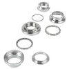 cyclingcolors Bicycle headset 1 inch screwable steel chrome-plated silver ball