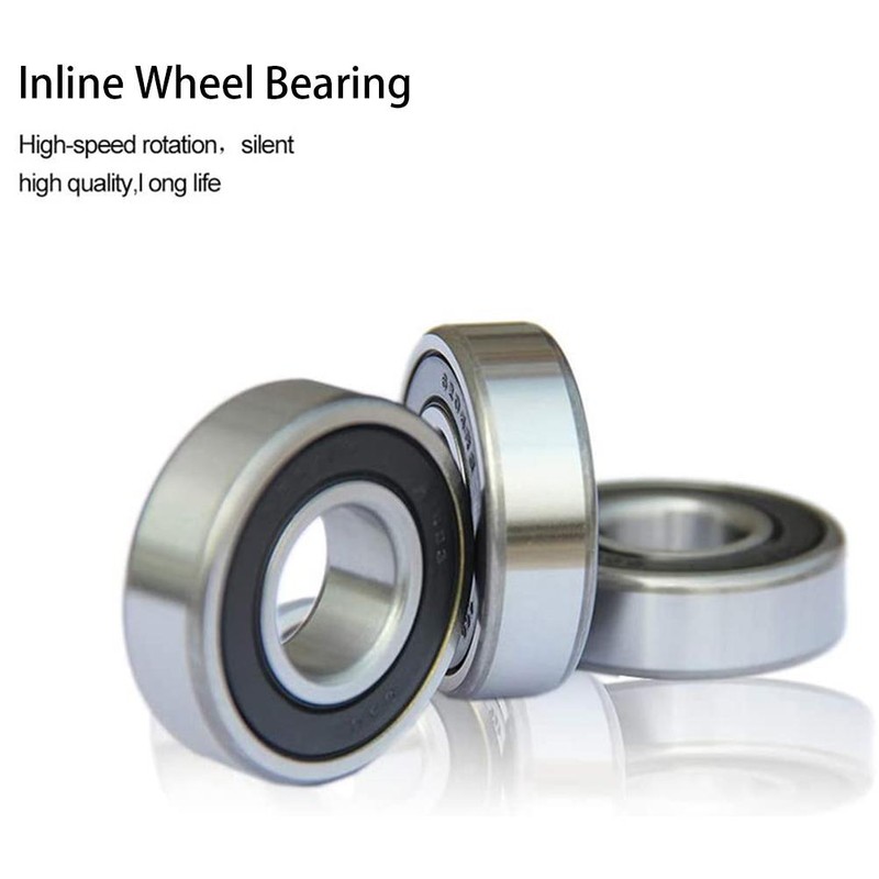 8 Pcs Inline Skate Wheels with 16 Bearings LED Light