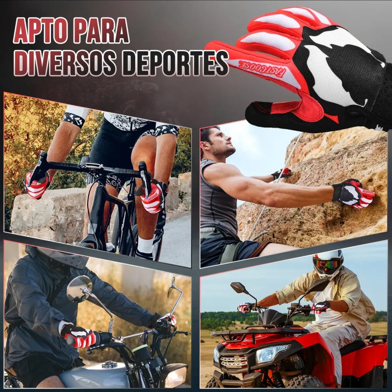 1par Guantes De Bicicleta Montaña Ciclismo Guante Hombre