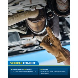 PHILTOP Catalytic Converter Kit Compatible with Ford 2011-2019 Fiesta 1.6L High Flow Catalytic Converter for 16610, 641504, 30600, AE8Z5G232A, 674927, 49552, 49522 (EPA Compliant)