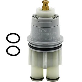 RP46074 compatible with DELTA Monitor Shower Tub Parts Cartridge,Replacement for One-handle Delta Universal Valve Cartridge Repair Assembly， 1PCS, White