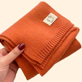 XIFRIKA Women's Knitted Scarf, Soft and Itch-free Winter Scarf, Stylish and Warm, Available in 15 Colours for Daily Wear, orange