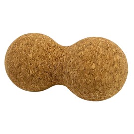 ATC Handels GmbH Natural cork massage utensils for fascia - discover the versatile world of fascia massage and improve your mobility and regeneration (Duoball 6.5 x 13.5 cm)