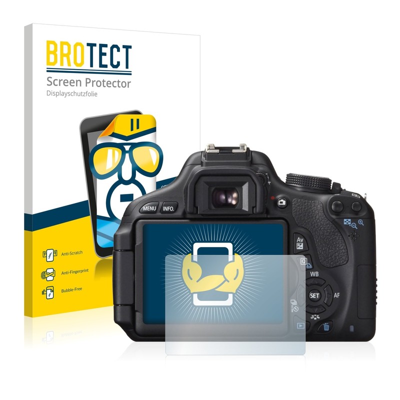 BROTECT Screen Protectors for Canon EOS 600D Ultra Clear Pack